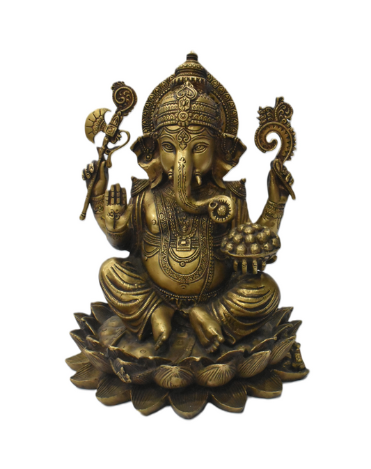 KAMALASANA GANAPATI - Lotus Throne Ganesh